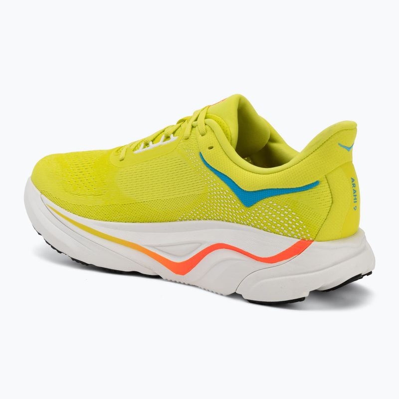 Buty do biegania męskie HOKA Arahi 9 Wide hoka citrus/neon tangerine 3