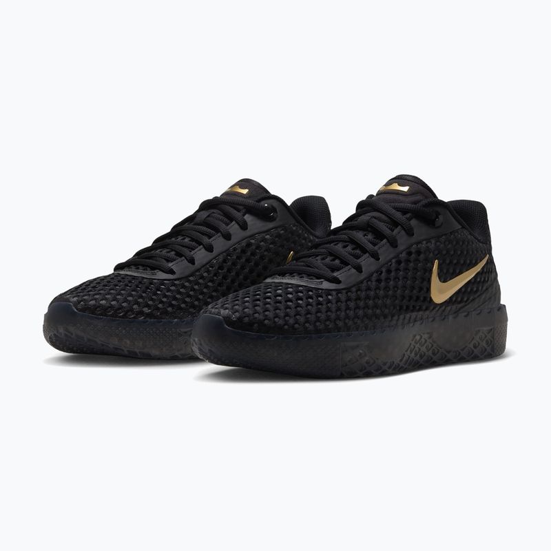 Buty do koszykówki męskie Nike LeBron Witness X black/black/iron grey/metallic gold 3