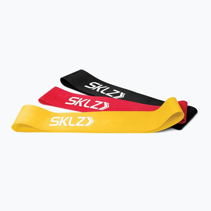 Gumy do ćwiczeń 3 szt. SKLZ Mini Bands wielokolorowe 0500