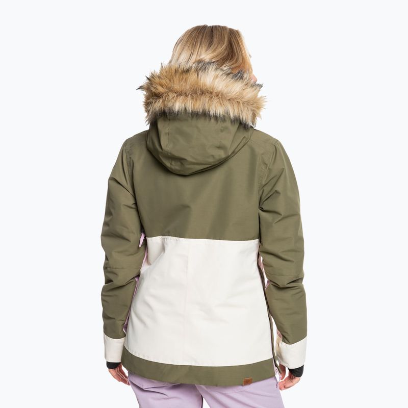 Kurtka snowboardowa damska ROXY Shelter green 3