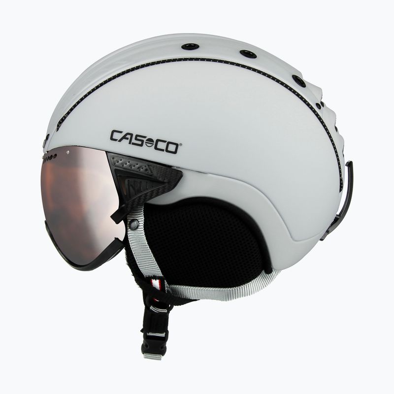 Kask narciarski CASCO SP-2 Visor Carbonic 2021 white 10