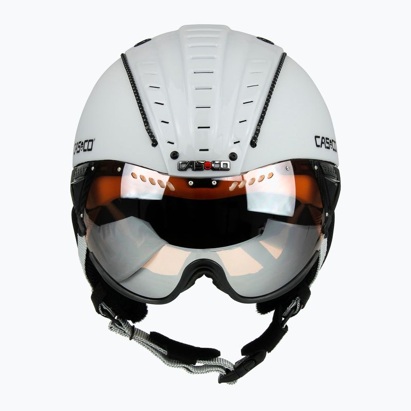 Kask narciarski CASCO SP-2 Visor Carbonic 2021 white 12