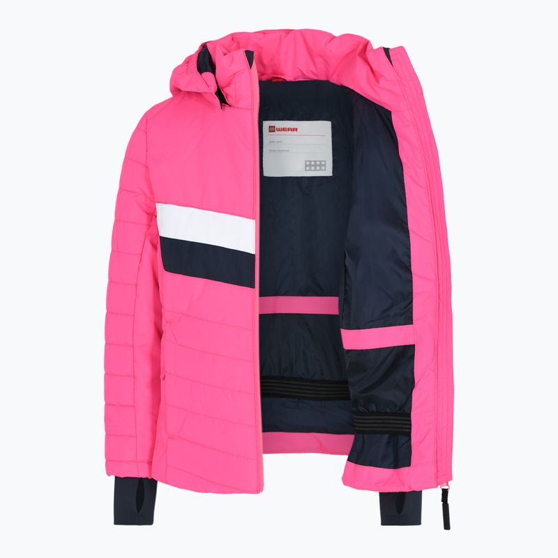 Kurtka narciarska dziecięca LEGO Lwjazmine 708 pink 3