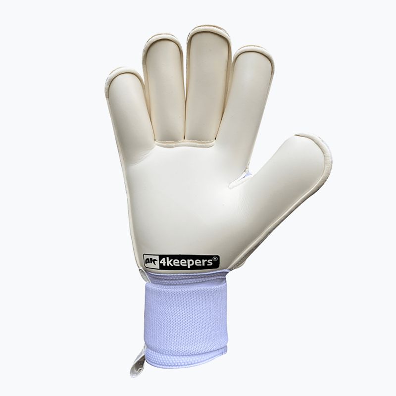 Rękawice bramkarskie 4keepers Champ Carbo V RF Strap biały/żółty 5