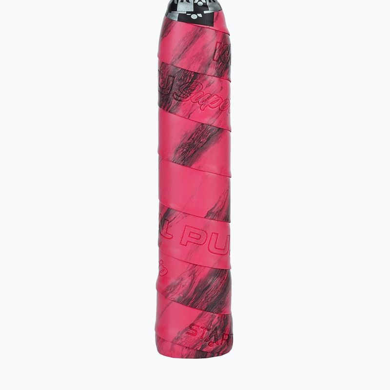 Owijka do rakiet squash Karakal Pu Super Grip Multi red / black 2