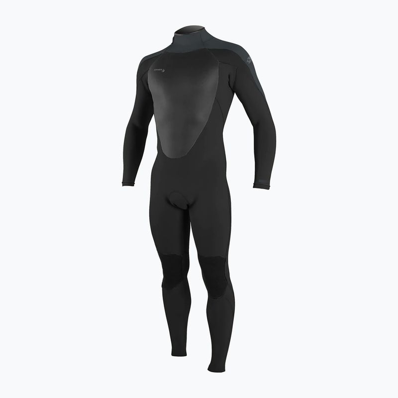 Pianka do pływania męska O'Neill Epic 4/3 mm Back Zip Full black/gunmetal/dayglo