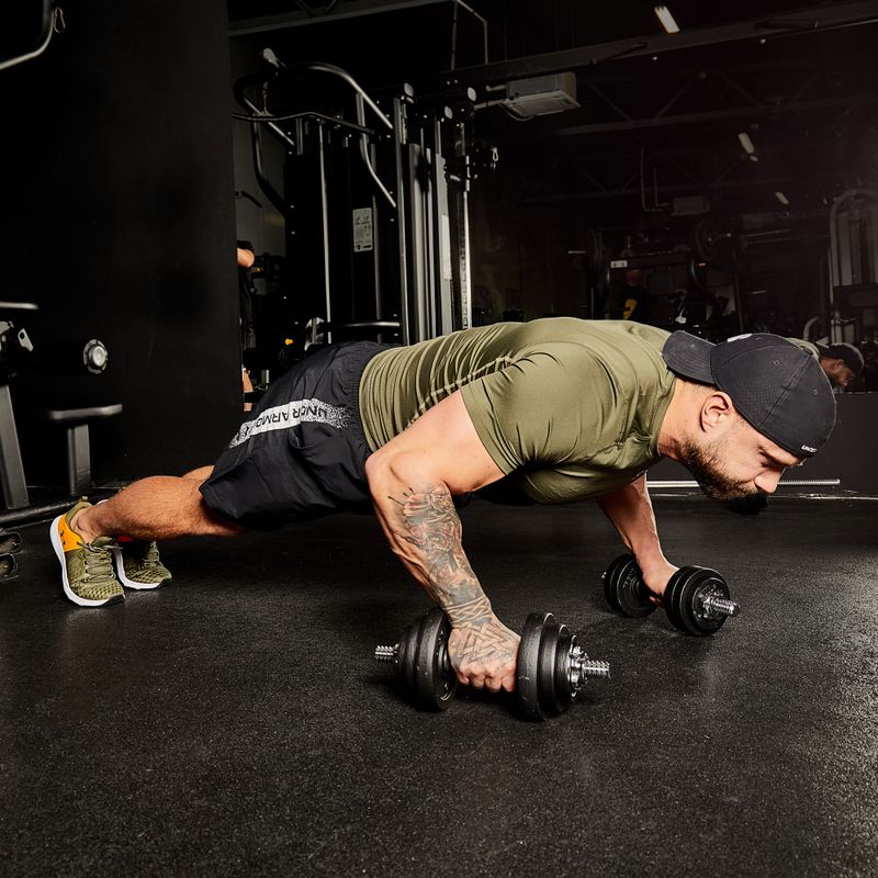 Zestaw hantli ze sztangą XTREXO DK50 50 kg 9