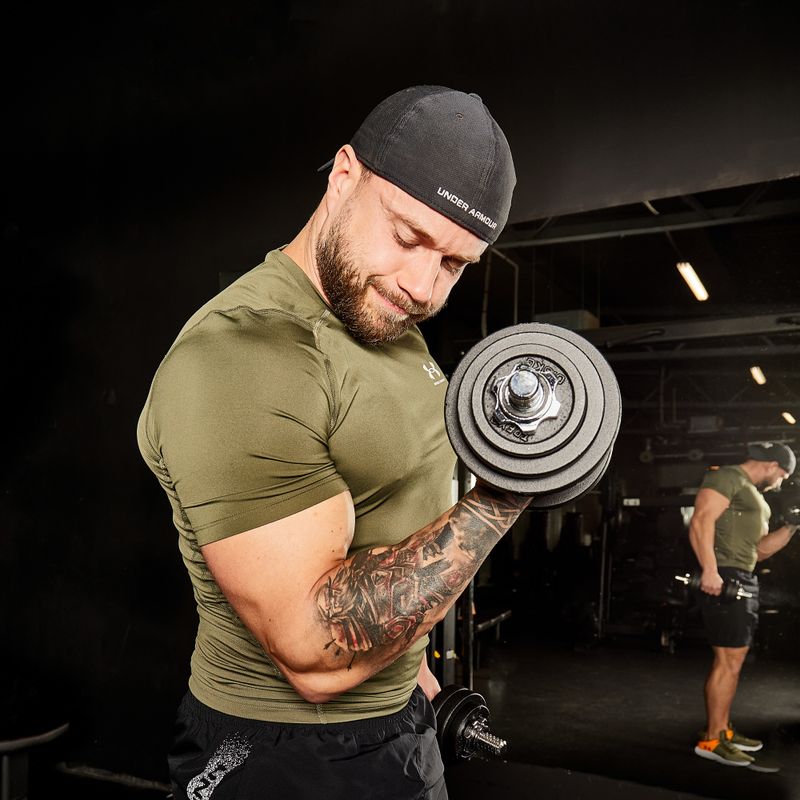 Zestaw hantli ze sztangą XTREXO DK50 50 kg 7