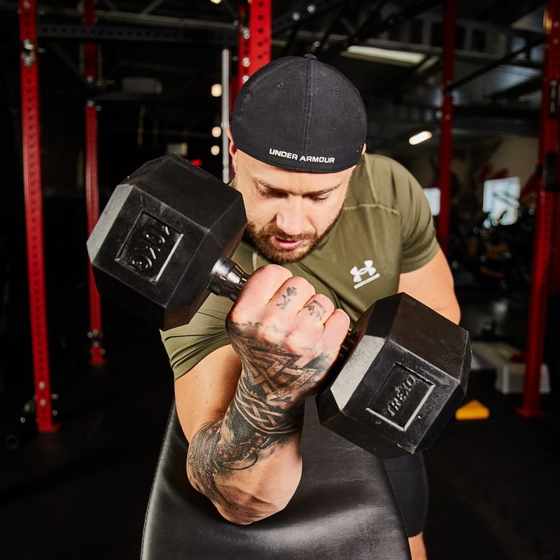 Hantel ogumowany XTREXO Hex 10 kg 5