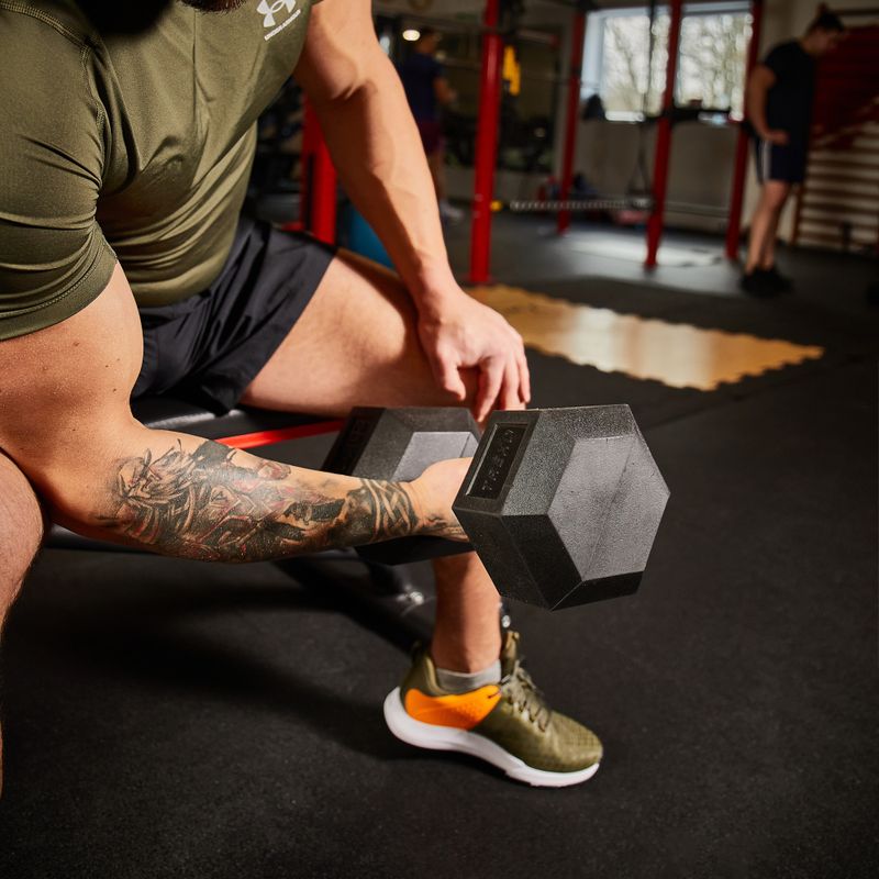 Hantel ogumowany XTREXO Hex 15 kg 7