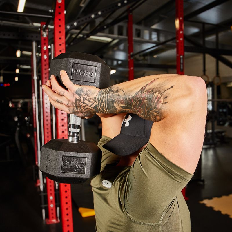 Hantel ogumowany XTREXO Hex 20 kg 7