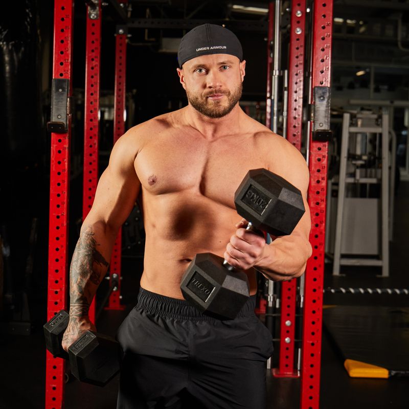 Hantel ogumowany XTREXO Hex 20 kg 10