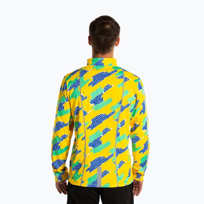Bluza do biegania męska Joma R-Trail Nature yellow 3