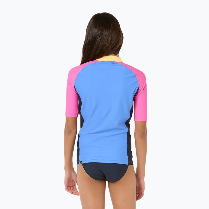 Zestaw strój kąpielowy dwuczęściowy + koszulka dziecięca Rip Curl Block Party 3 Piece Set dark blue 3