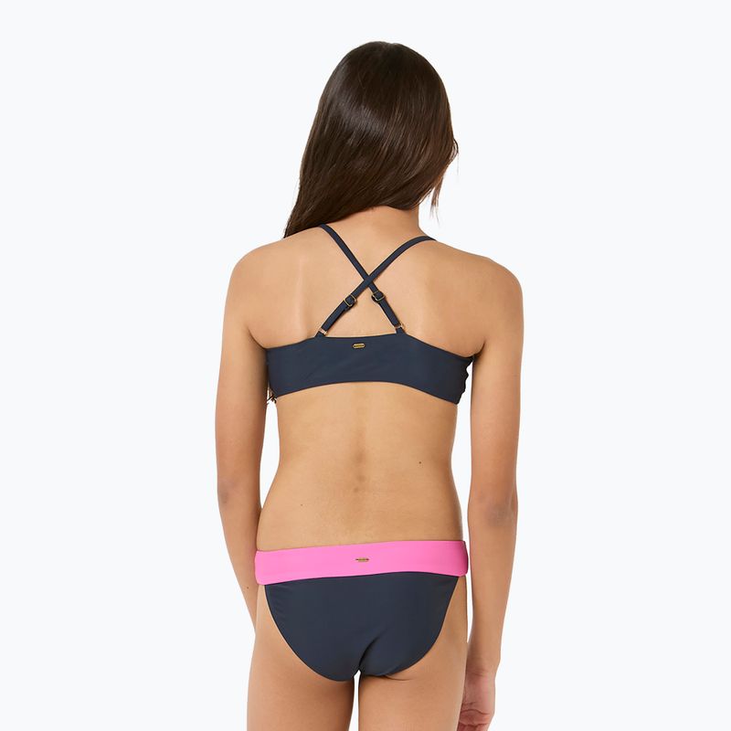Zestaw strój kąpielowy dwuczęściowy + koszulka dziecięca Rip Curl Block Party 3 Piece Set dark blue 5