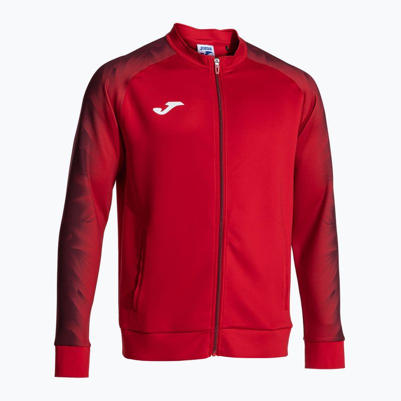 Bluza do biegania męska Joma Elite XI Full Zip red 2