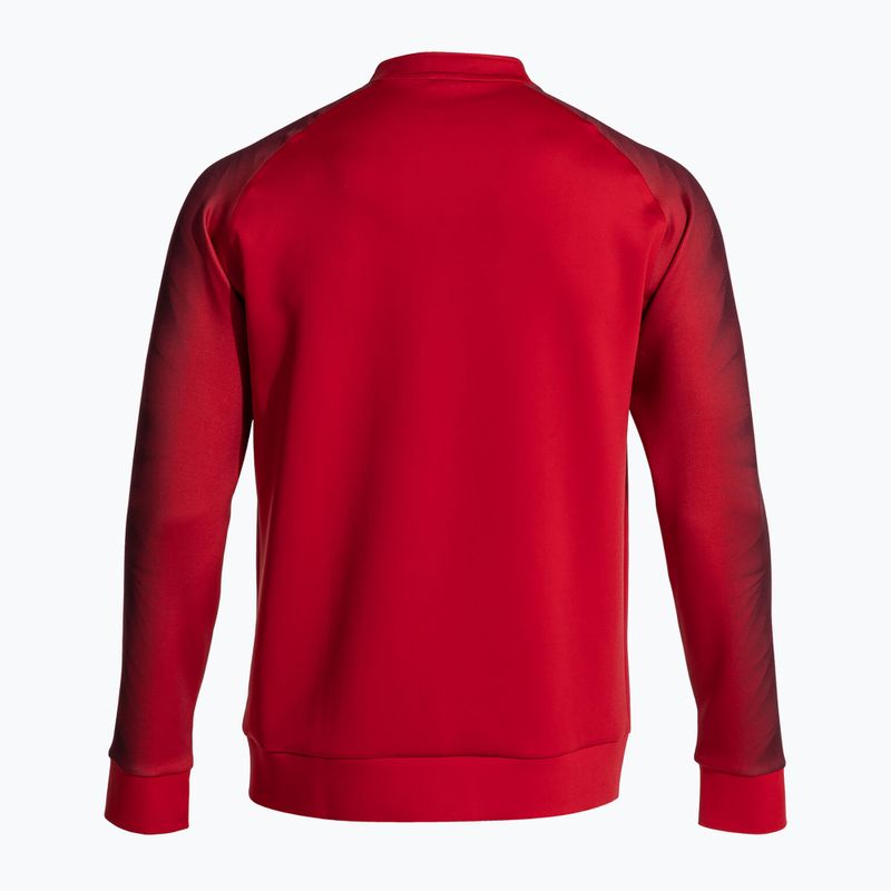 Bluza do biegania męska Joma Elite XI Full Zip red 3