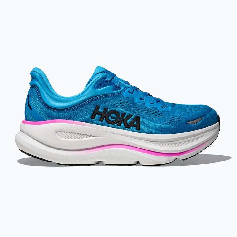 Buty do biegania damskie HOKA Bondi 9 skyward blue/neon fuchsia 2