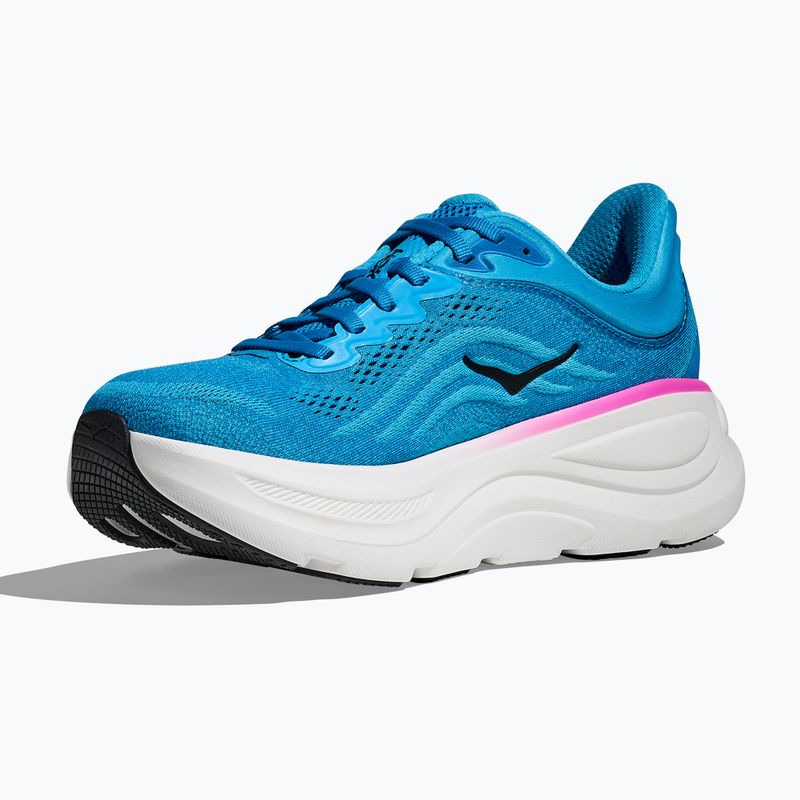 Buty do biegania damskie HOKA Bondi 9 skyward blue/neon fuchsia 4