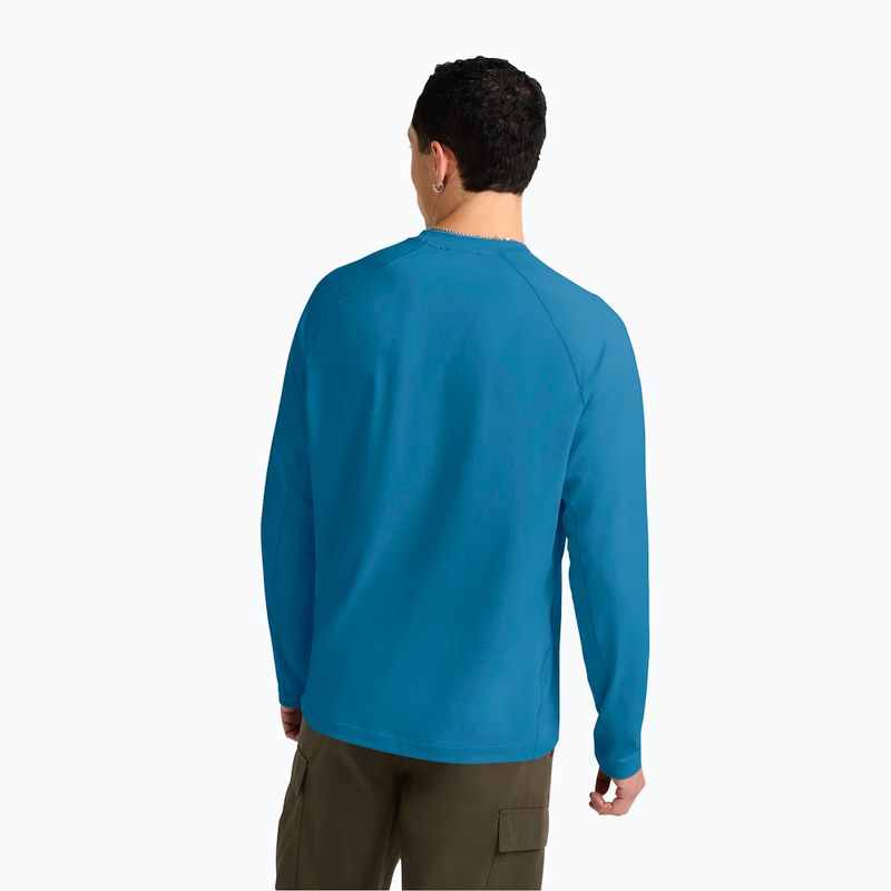 Longsleeve męski Jack Wolfskin Prelight Trail Crew aurora blue 3