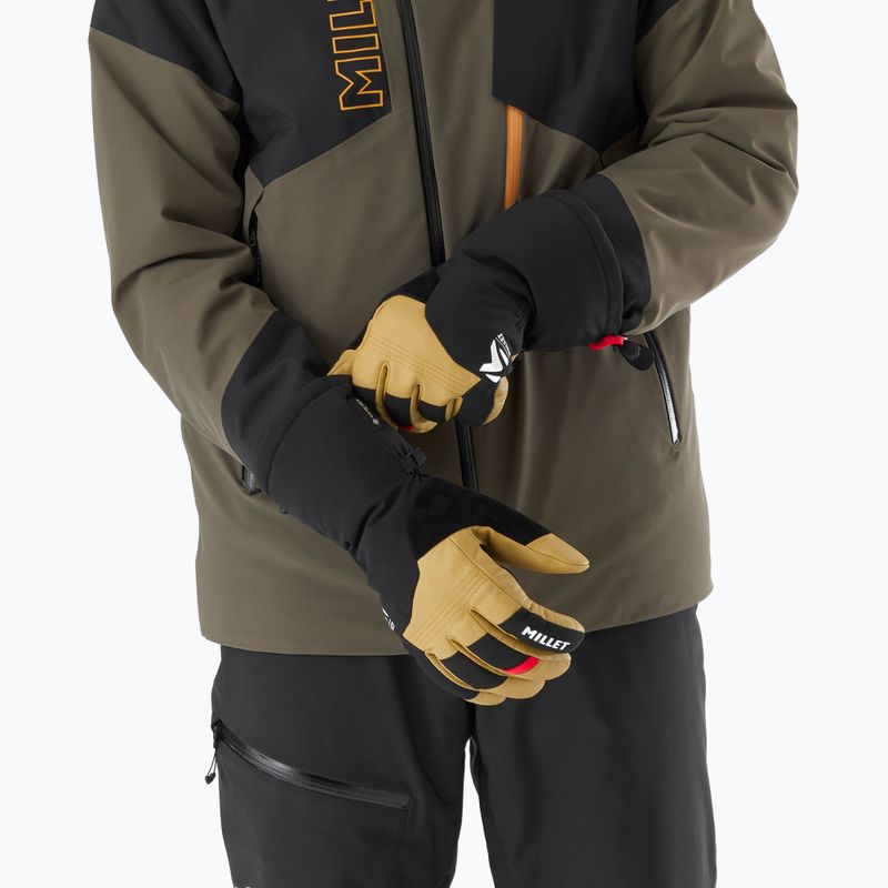 Rękawice narciarskie męskie Millet Cosmic GTX brązowy 7