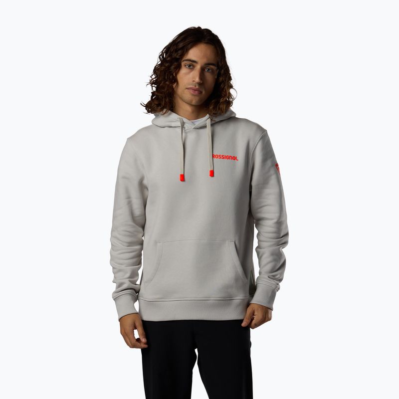 Bluza męska Rossignol Hero Hoodie light grey