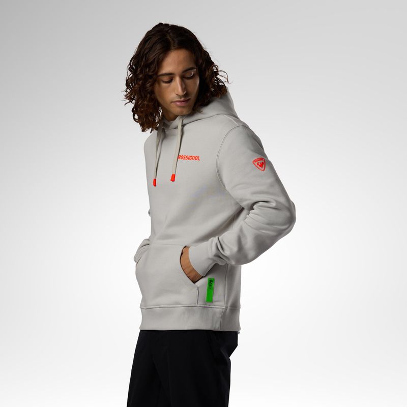 Bluza męska Rossignol Hero Hoodie light grey 4