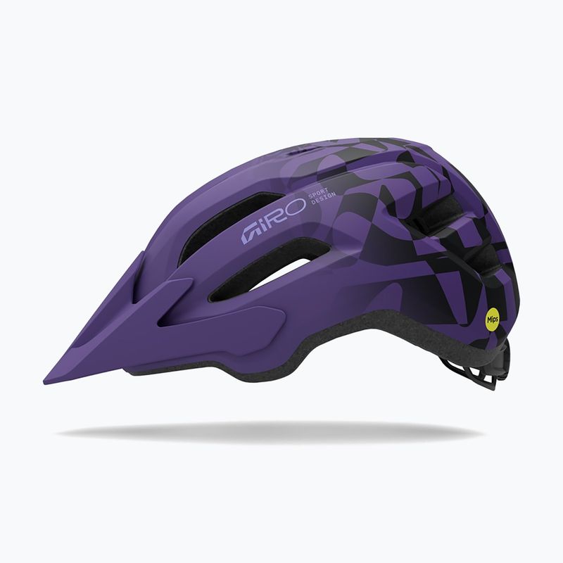 Kask rowerowy dziecięcy Giro Fixture II MIPS matte purple rush 2