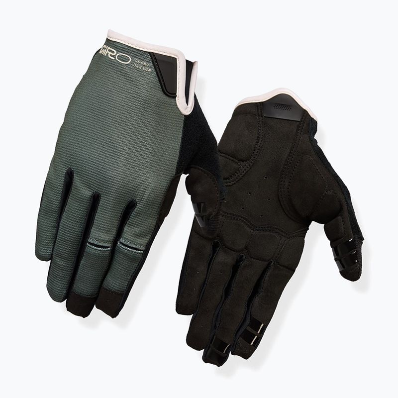 Rękawiczki rowerowe męskie Giro DND Gel dark sage