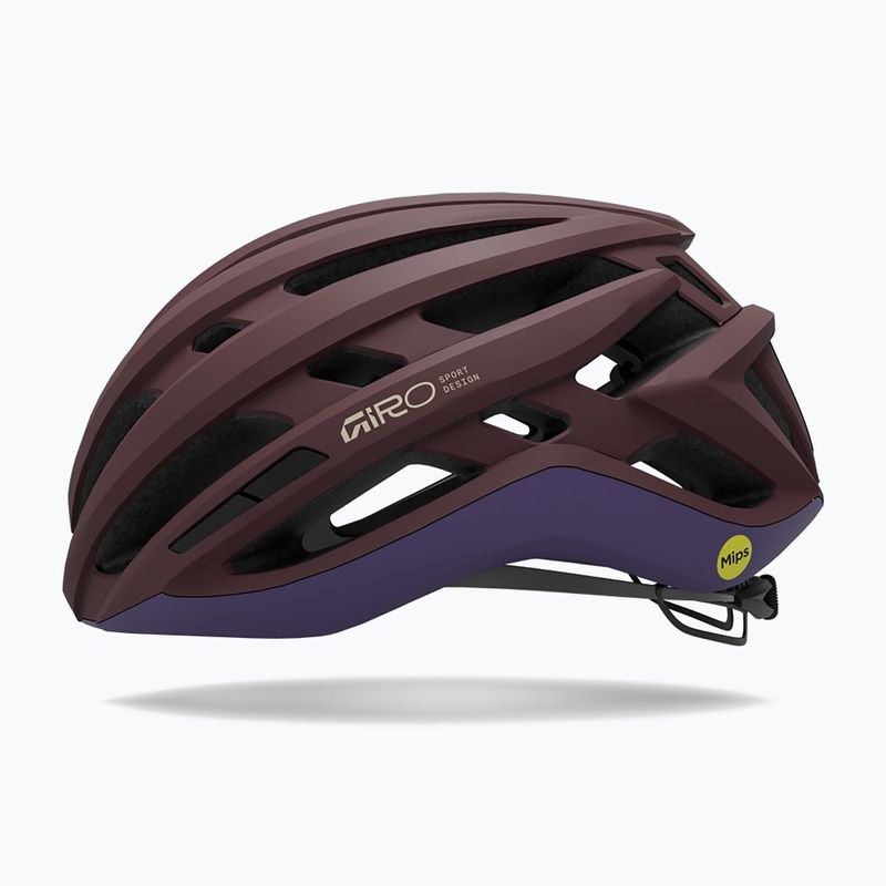 Kask rowerowy Giro Agilis MIPS matte dark maroon 2