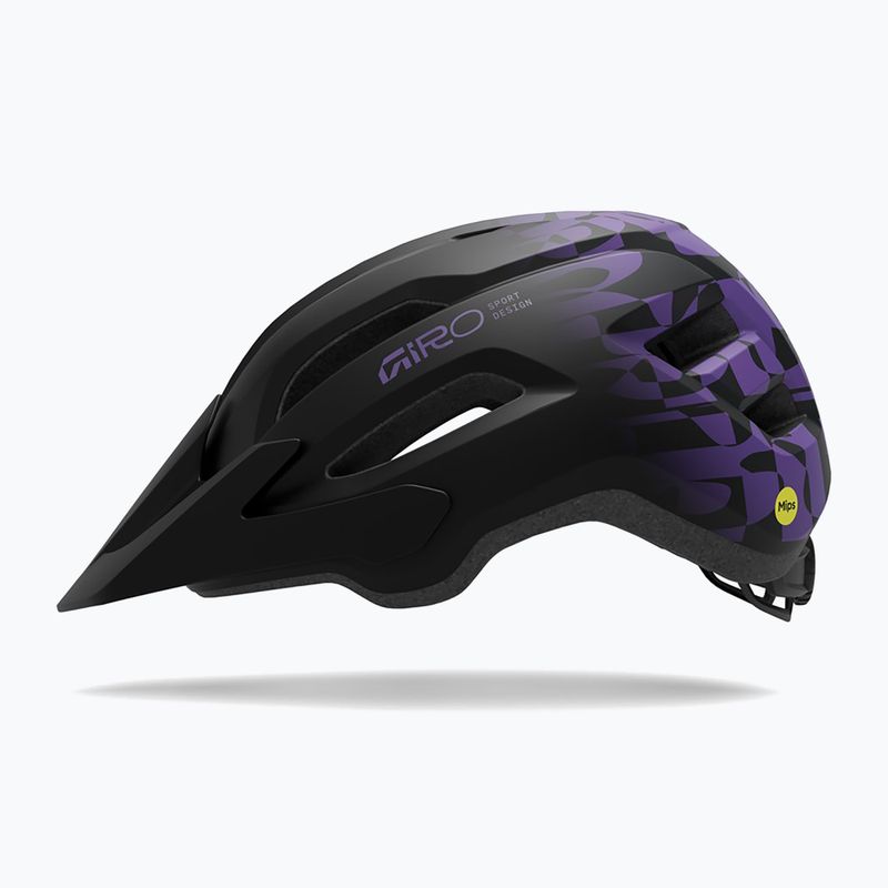Kask rowerowy Giro Fixture II MIPS matte black/purple rush 2