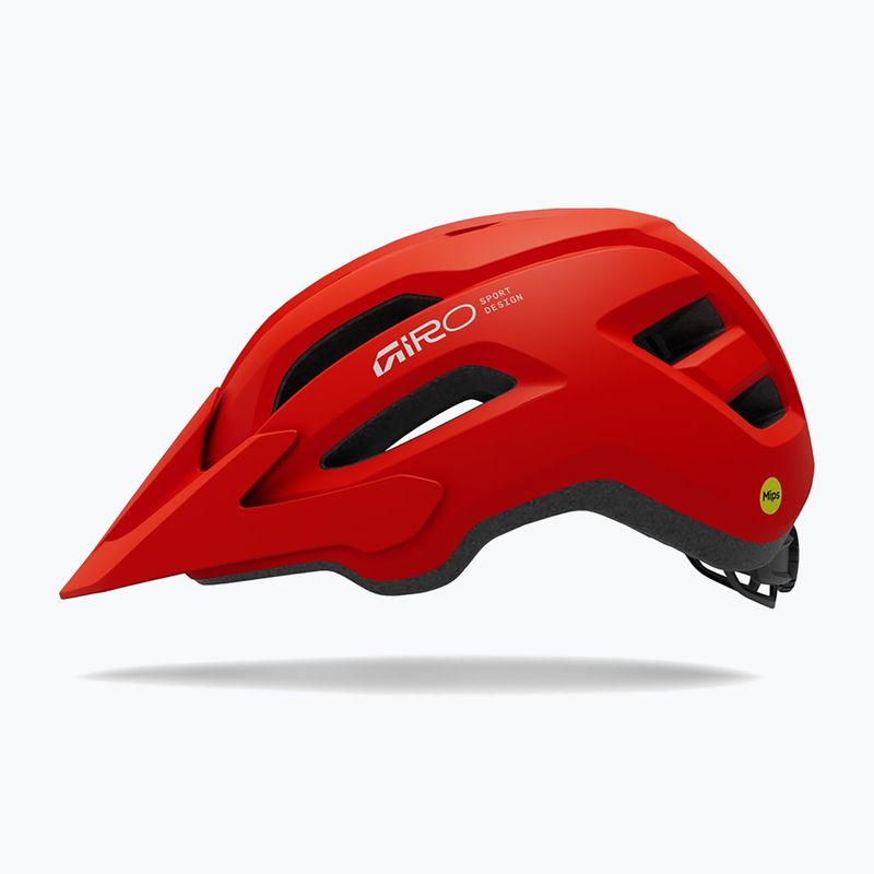 Kask rowerowy Giro Fixture II MIPS matte flame red 2