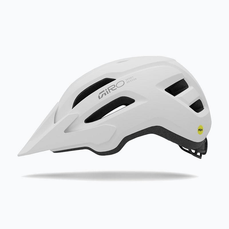 Kask rowerowy Giro Fixture II MIPS matte white/grey 2