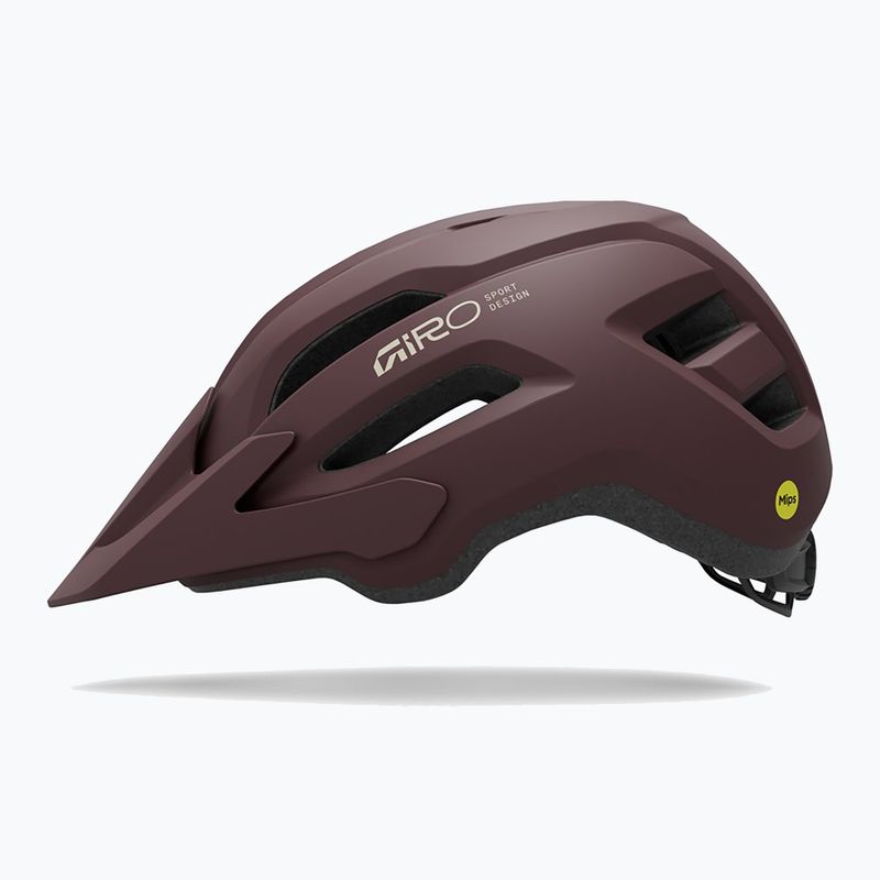 Kask rowerowy Giro Fixture II MIPS W matte maroon 2