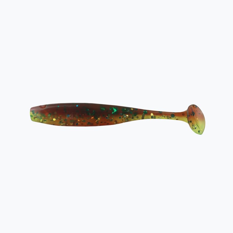 Przynęta gumowa Relax Bass 2.5 Laminated 4 szt. chartreuse/silver glitter