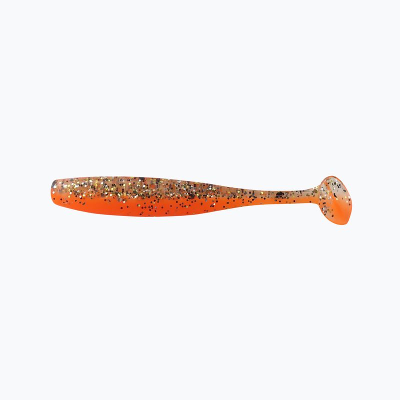 Przynęta gumowa Relax Bass 2.5 Laminated 4 szt. clear/silver/black/gold glitter/orange