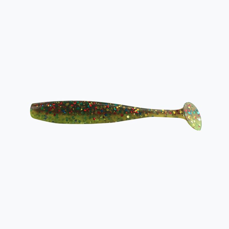 Przynęta gumowa Relax Bass 2.5 Laminated 4 szt. motor oil/multi glitter chartreuse/silver glitter