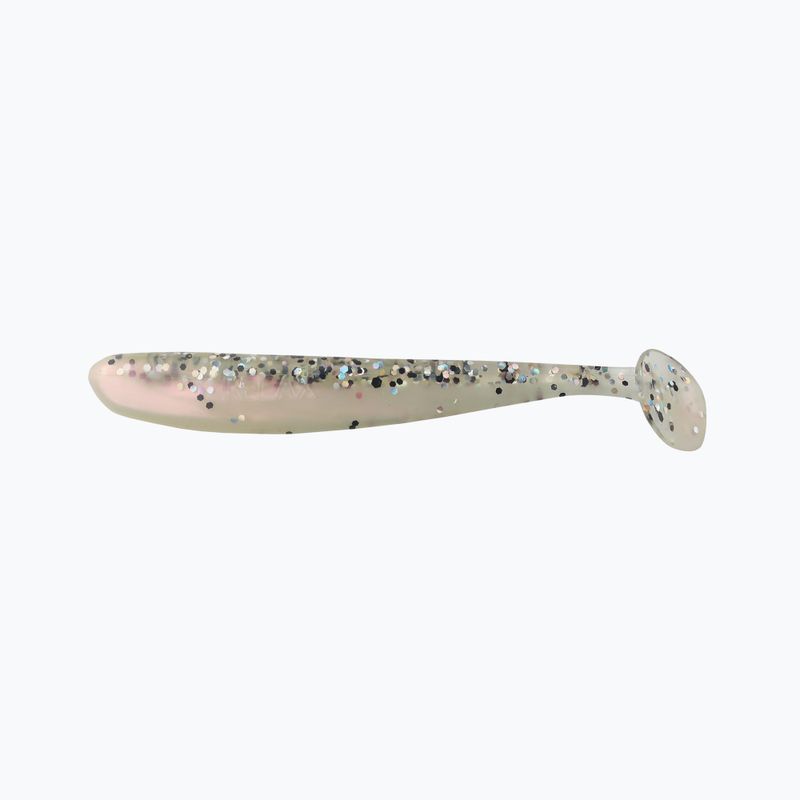 Przynęta gumowa Relax Bass 3 Laminated 4 szt. clear/black/hologram glitter/pearl