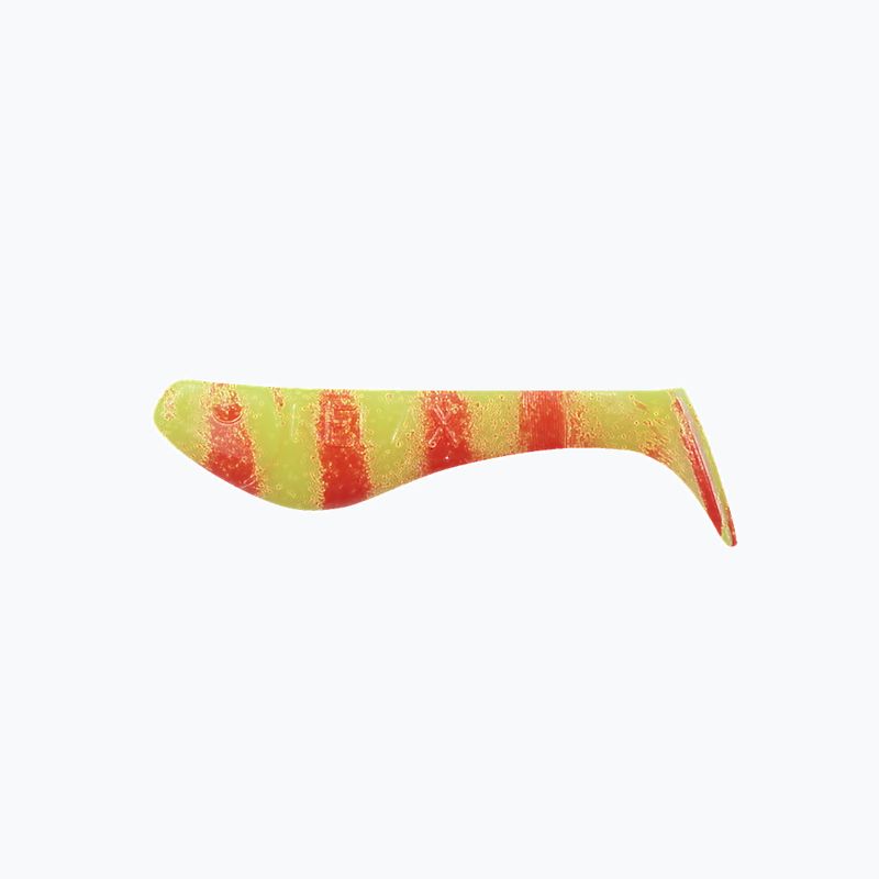 Przynęta gumowa Relax Kopyto 1 Tiger Stripes 8 szt. silk/red