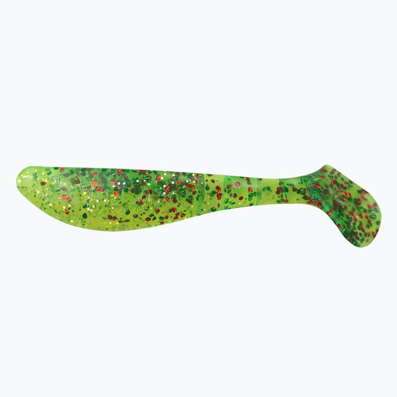Przynęta gumowa Relax Kopyto 2.5 Laminated 4 szt. chartreuse/silver glitter chartreuse/green