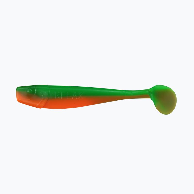 Przynęta gumowa Relax Kingshad 4 Laminated 4 szt. lime/orange