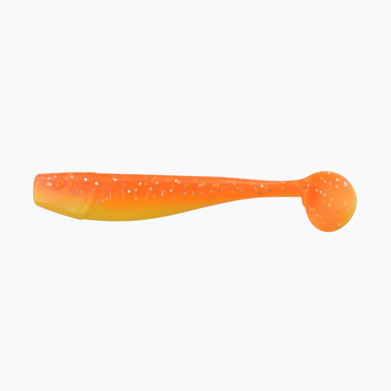 Przynęta gumowa Relax Kingshad 4 Laminated 4 szt. yellow orange/silver glitter