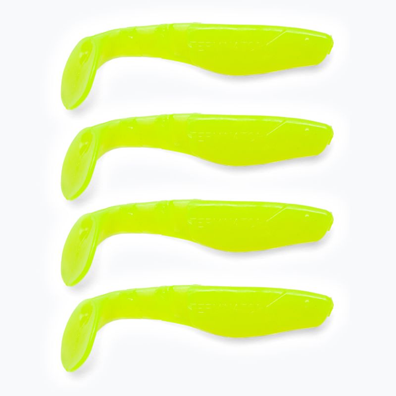 Przynęta gumowa Relax Terminator 3 Standard 4 szt. chartreuse
