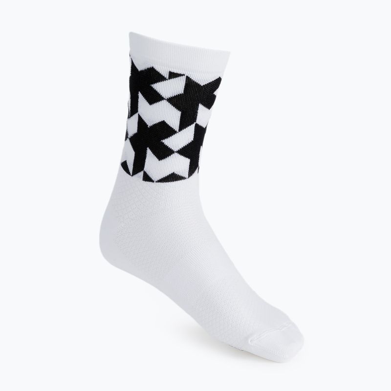 Skarpety ASSOS Monogram EVO holy white