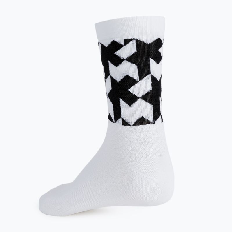 Skarpety ASSOS Monogram EVO holy white 2