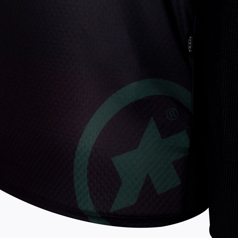 Longsleeve rowerowy męski ASSOS Trail Jersey T3 schwarzwald/green 3