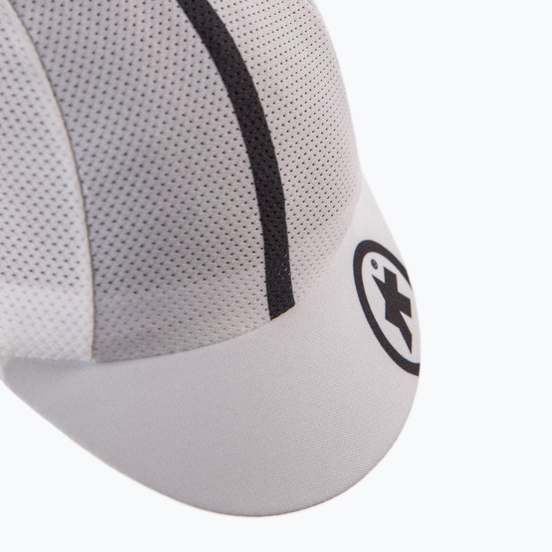 Czapka z daszkiem rowerowa ASSOS Cap holy white 4