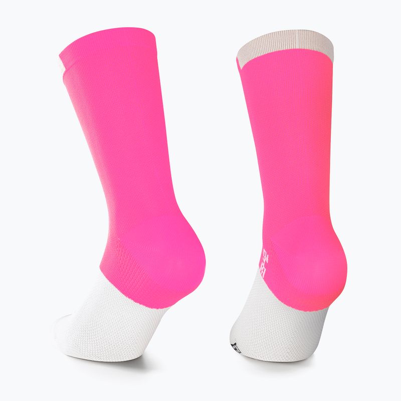 Skarpety ASSOS GT C2 fluo pink 2