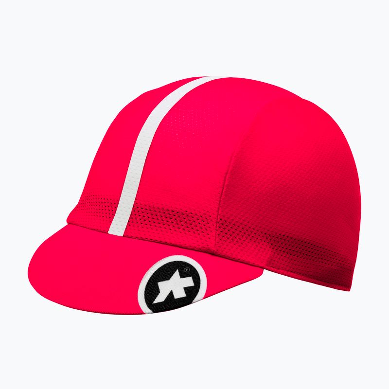 Czapka z daszkiem rowerowa ASSOS Cap lunar red