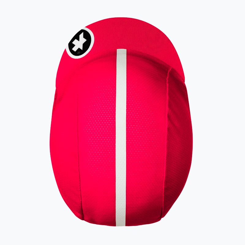 Czapka z daszkiem rowerowa ASSOS Cap lunar red 4